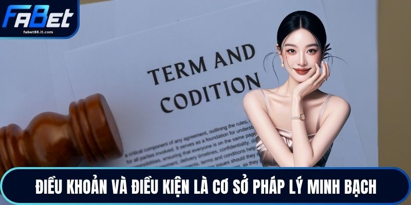 Điều khoản và điều kiện là cơ sở pháp lý minh bạch