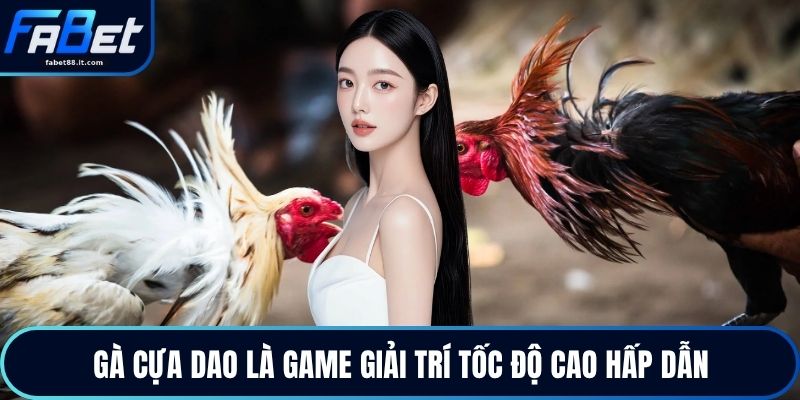 Gà cựa dao là game giải trí tốc độ cao hấp dẫn